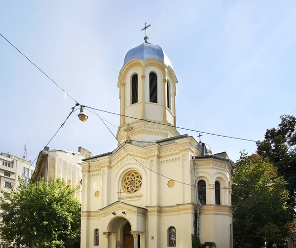 Церковь Святого Николая Бухаресте Румыния — стоковое фото