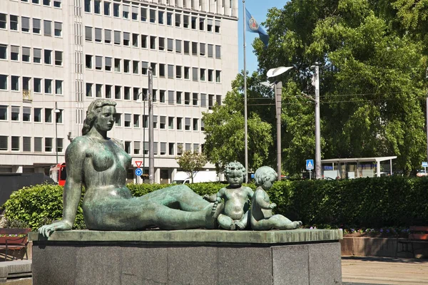 Rådhustorget Oslo Norge — Stockfoto