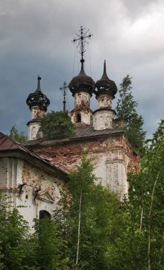 Ustyuzhna 'daki İsa' nın Doğumu Kilisesi. Vologda Oblastı. Rusya