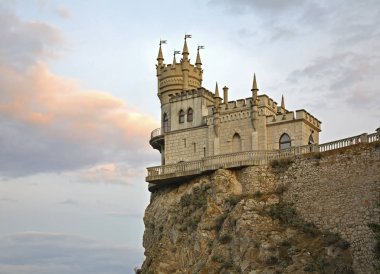 Yalta yakınlarındaki Gaspra 'da Kırlangıç Yuvası. Kırım. Ukrayna