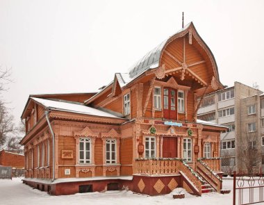House of masters in Kaluga. Russia clipart