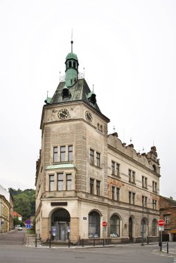 Nachod 'daki Masaryk Meydanı. Çek Cumhuriyeti