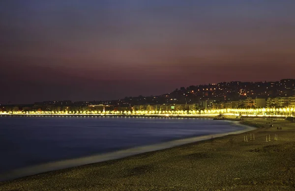 ニースの散歩道 Promenade Des Anglais フランス — ストック写真