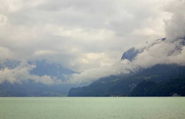 Interlaken Deki Brienz Gölü Sviçre — Stok fotoğraf