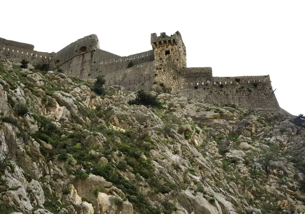 Ruiner Fästning Kotor Montenegro — Stockfoto
