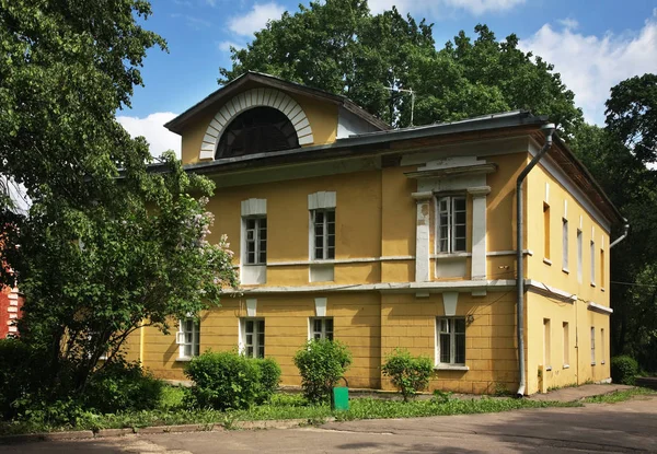 Stary Budynek Zagrodzie Suchanowo Region Moskwy Rosja — Zdjęcie stockowe