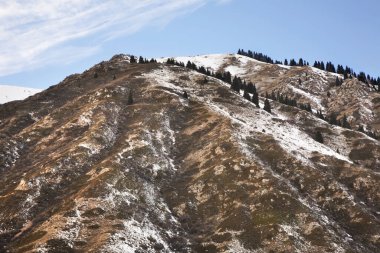 Grigoriev Boğazı manzarası. Kırgızistan