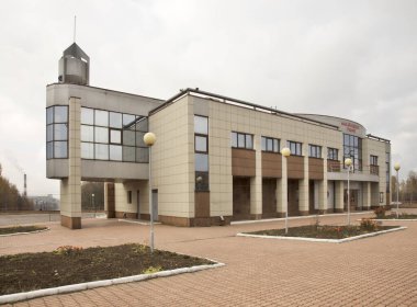 Mikhailovsky Zheleznogorsk 'taki tren istasyonu. Kursk oblast 'ı. Rusya