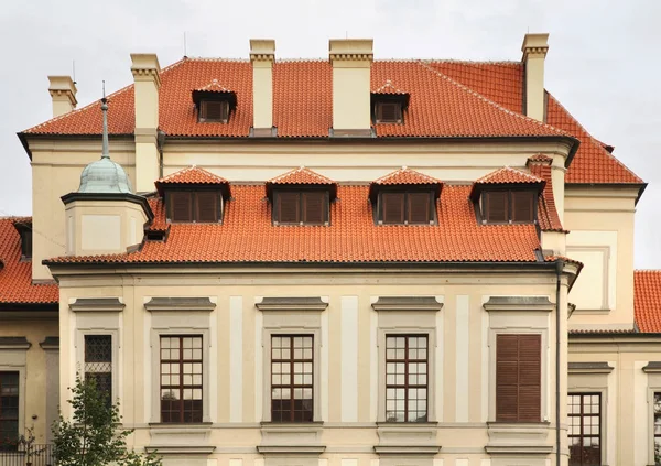 Fragment Old House Prague Czech Republic — Stock Photo, Image