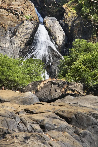 卡纳塔克岛的瀑布印度 — 图库照片