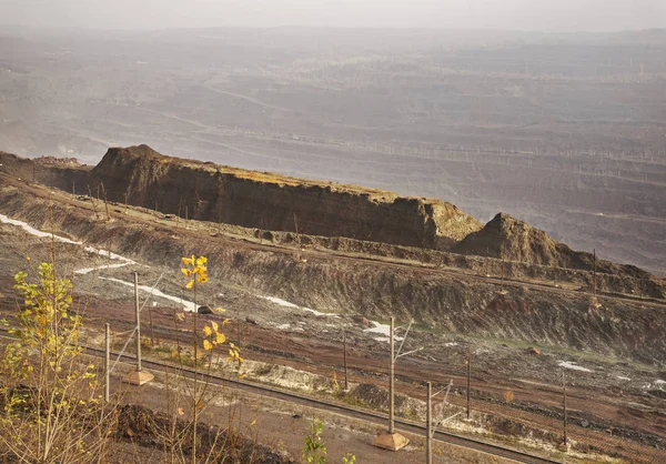 Mikhailovsky Deposito Minerale Ferro Mgok Vicino Zheleznogorsk Oblast Kursk Russia — Foto Stock