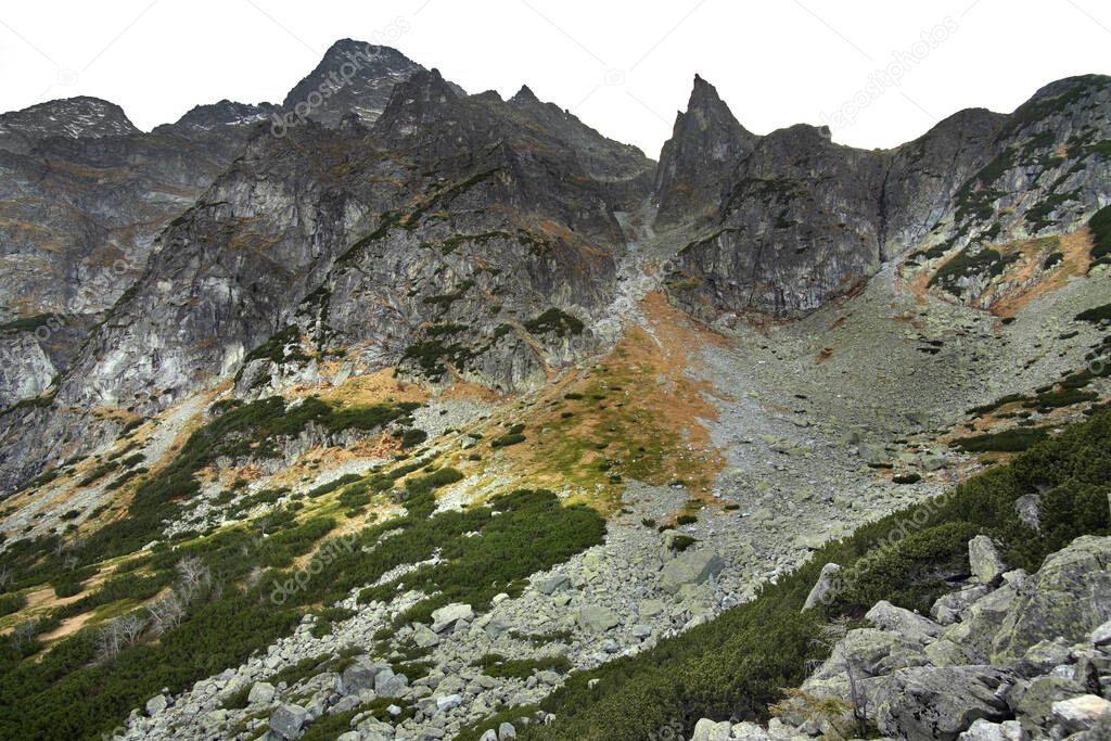 Szpiglasowy peak (wierch) near Zakopane. Poland