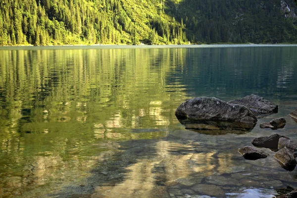 Sea Eye Morskie Oko See Der Nähe Von Zakopane Polen — Stockfoto