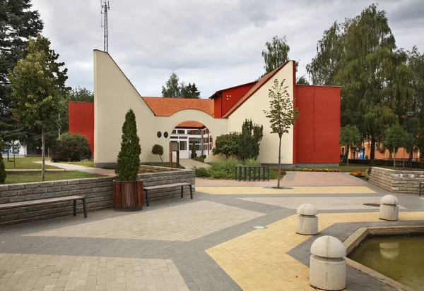 Plaza Principal Zahony Hungría — Foto de Stock