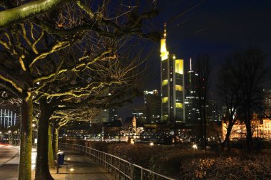 Frankfurt 'ta toprak seti. Almanya