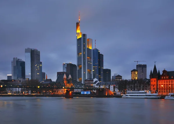 Vista Panorámica Frankfurt Main Alemania — Foto de Stock