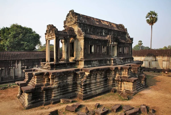 Bibliothek Von Angkor Wat Tempel Der Hauptstadt Siem Reap Kambodscha — Stockfoto