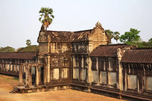 Galerij Bij Angkor Wat Hoofdtempel Provincie Siem Reap Cambodja — Stockfoto