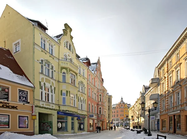 Stefan Zeromski Street Zielona Gora Poland — Stock Photo, Image