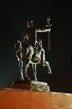 Telavi 'deki Kral II. Erekle Anıtı. Georgia