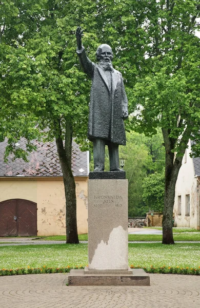 Denkmal Für Atis Kronvalds Sigulda Lettland — Stockfoto