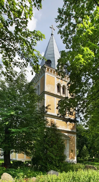 Lutheran Church Sesava Latvia — Stock Photo, Image