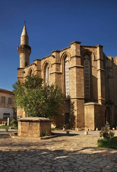 Meczet Selimiye Katedra Zofii Nikozji Cypr — Zdjęcie stockowe
