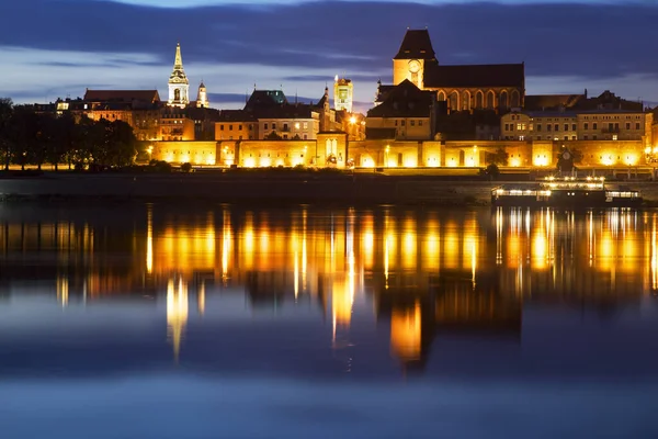 Widok Toruń Polska — Zdjęcie stockowe