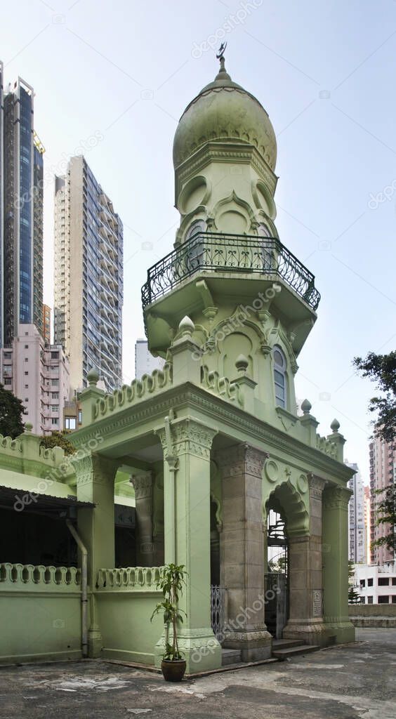 Jamia Mosque in Hong Kong. China