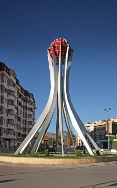 Prilep 'teki Karpalak Anıtı. Makedonya