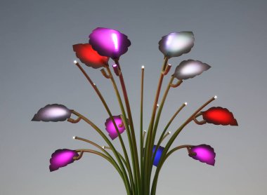 Prilep 'teki Alexandria Meydanı' nda bir fener. Makedonya