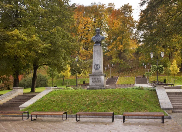 Monument Voor Pirogov Het Pirogov Park Tartu Estland — Stockfoto