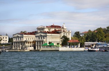 Sivastopol 'daki Topçu Koyu' nda. Ukrayna
