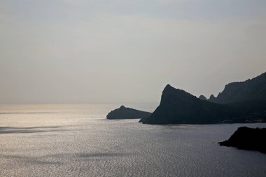 Sudak 'ta manzara. Kırım. Ukrayna