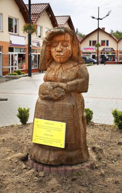 Balıkçının karısı Mariska heykeli Wladyslawo 'da. Polonya