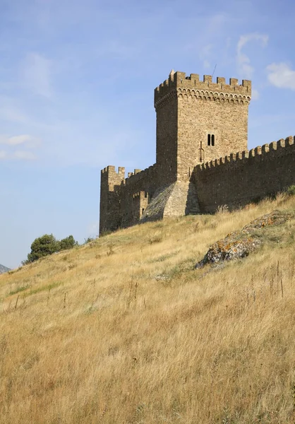 Old Genoese Fortress Century Sudak Crimea Ukraine — Stock Photo, Image