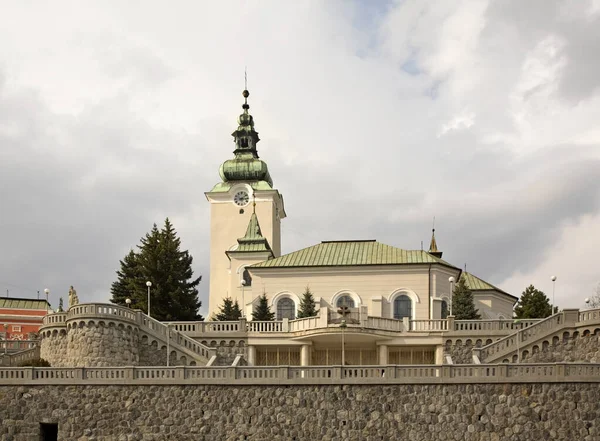 Kyrkan Andrew Ruzomberok Slovakien — Stockfoto