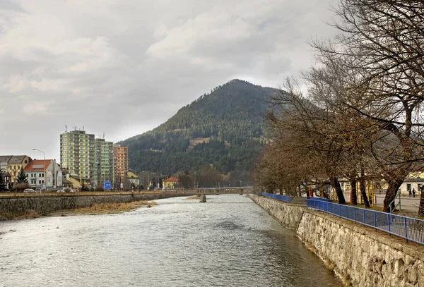 Vah River Ruzomberok Slovacia — Fotografie, imagine de stoc