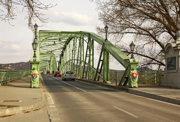 Maria Valeria Bridge Danube River Sturovo Slovakia — Stock Photo, Image