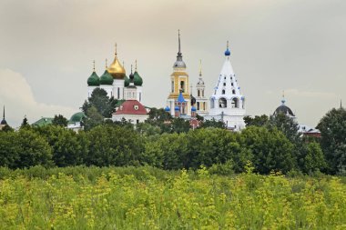 Kolomna Kremlin manzarası. Rusya