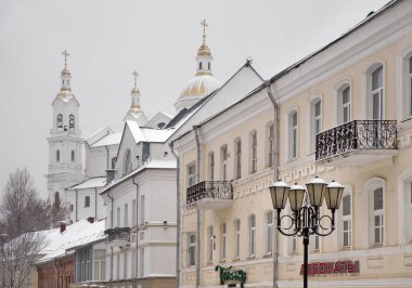 Dormition Katedrali - Vitebsk 'teki Varsayım Katedrali. Beyaz Rusya