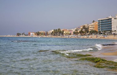 Villajoyosa manzarası. Alicante vilayeti. İspanya
