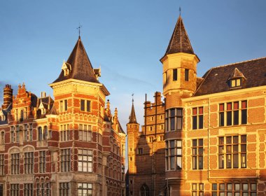 Antwerp 'in manzarası. Belçika