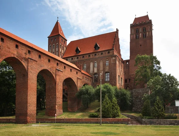 Castle Teutonic Order Hemvist För Biskopsdömet Pomesania Kwidzyn Polen — Stockfoto