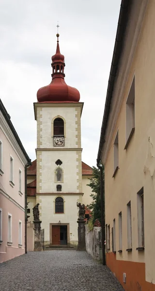 Kostel Bartoloměje Apoštol Hradku Nad Nisou Česká Republika — Stock fotografie