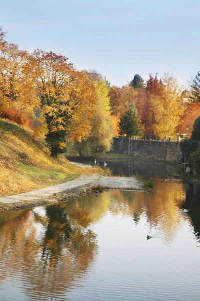 Park Bojnice Castle Slovakia Stock Picture