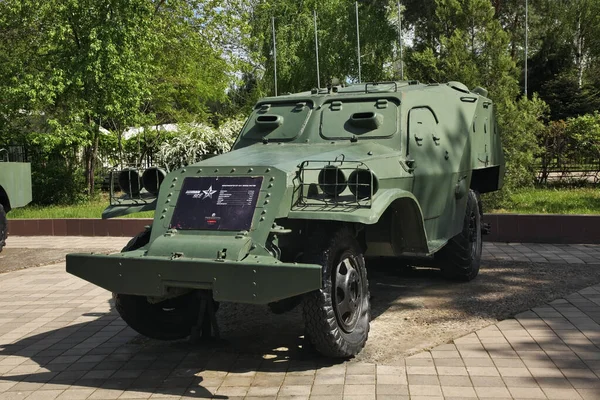 Sprzęt Wojskowy Park Lecie Zwycięstwo Krasnodar Rosja — Zdjęcie stockowe