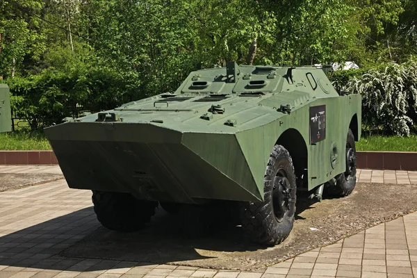 Military Equipment Park 30Th Anniversary Victory Krasnodar Russia — Stock Photo, Image