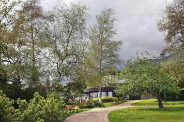 Stary Smokovec 'in görüntüsü. Slovakya