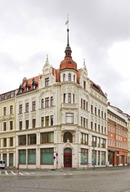 Gorlitz 'in manzarası. Almanya